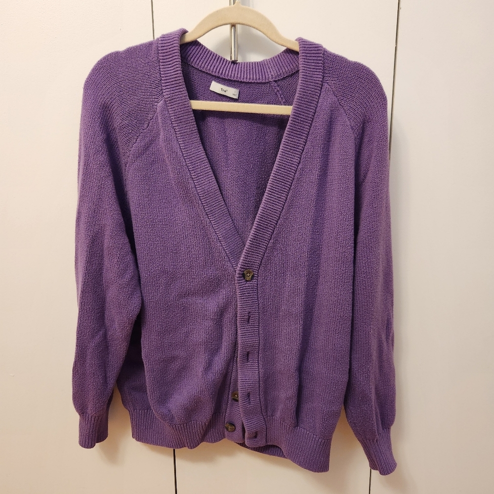 TNA Lavender Knit Sweater